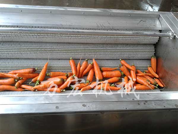 毛輥清洗機工作現場